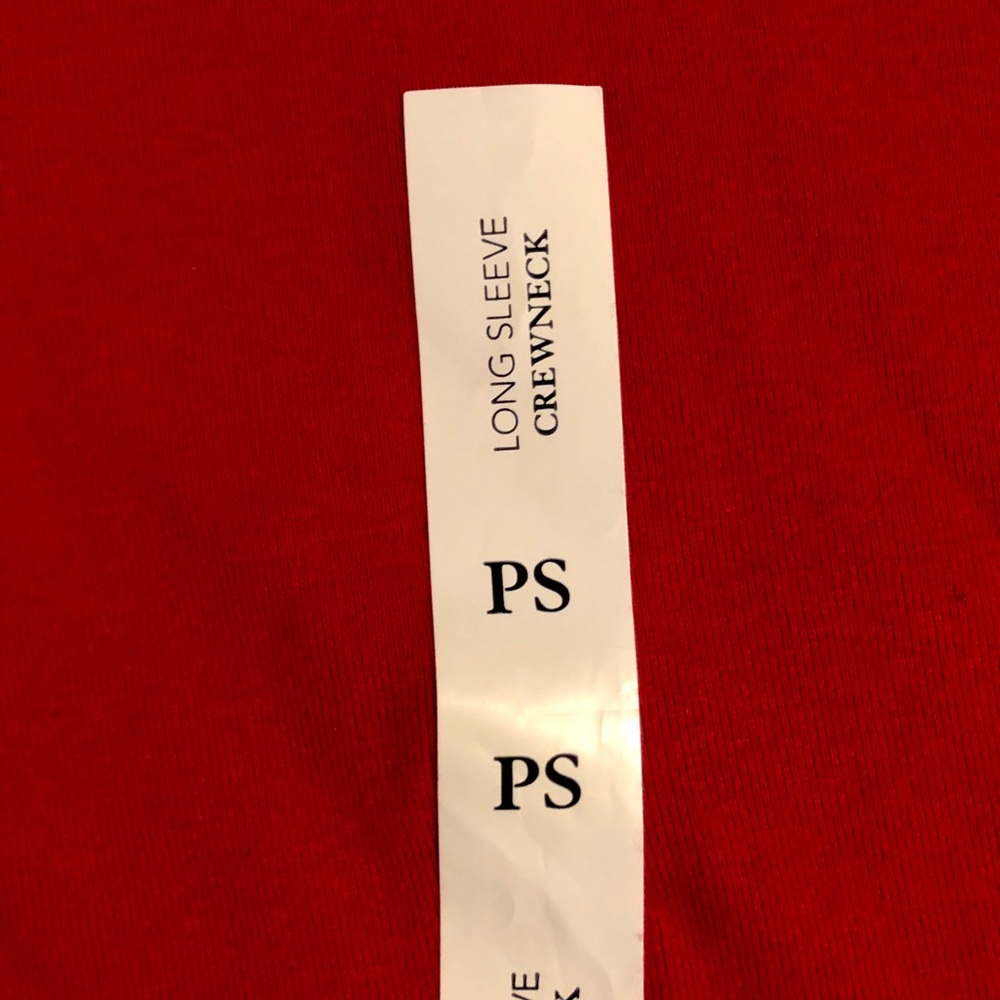 Croft&Barrow Red Classic T Long Sleeve Size PS - Picture 7 of 8